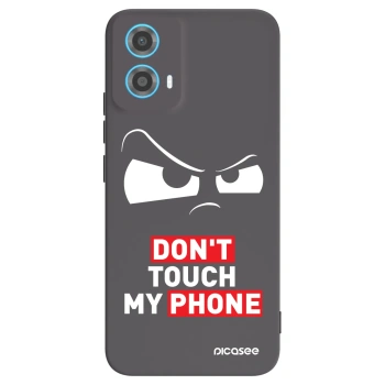 Picasee silikónový čierny obal pre Motorola Moto G34 5G - Cloudy Eye - Transparent