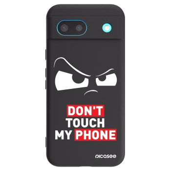 Picasee silikónový čierny obal pre Google Pixel 8a - Cloudy Eye - Transparent