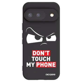 Picasee silikónový čierny obal pre Google Pixel 9 - Cloudy Eye - Transparent