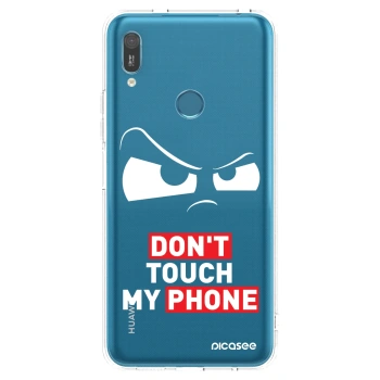 Picasee silikónový prehľadný obal pre Huawei Y6 2019 - Cloudy Eye - Transparent