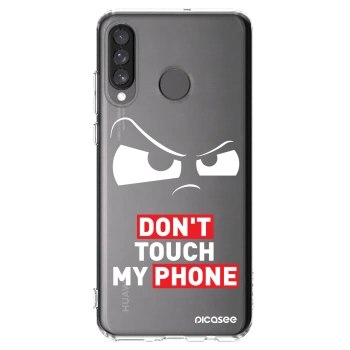 Picasee silikónový prehľadný obal pre Huawei P30 Lite - Cloudy Eye - Transparent