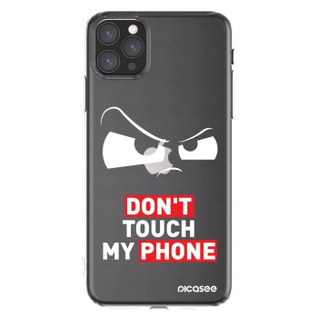 Picasee silikónový prehľadný obal pre Apple iPhone 11 Pro Max - Cloudy Eye - Transparent