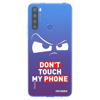 Picasee silikónový prehľadný obal pre Xiaomi Redmi Note 8T - Cloudy Eye - Transparent