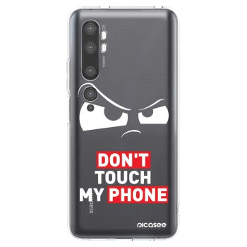 Picasee silikónový prehľadný obal pre Xiaomi Mi Note 10 (Pro) - Cloudy Eye - Transparent