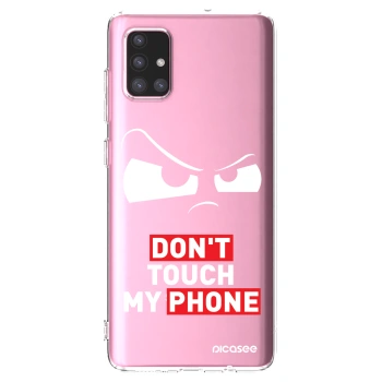 Picasee silikónový prehľadný obal pre Samsung Galaxy A71 A715F - Cloudy Eye - Transparent