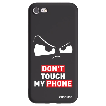 Picasee silikónový čierny obal pre Apple iPhone SE 2020 - Cloudy Eye - Transparent