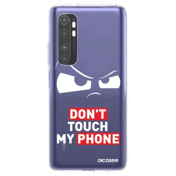 Picasee silikónový prehľadný obal pre Xiaomi Mi Note 10 Lite - Cloudy Eye - Transparent