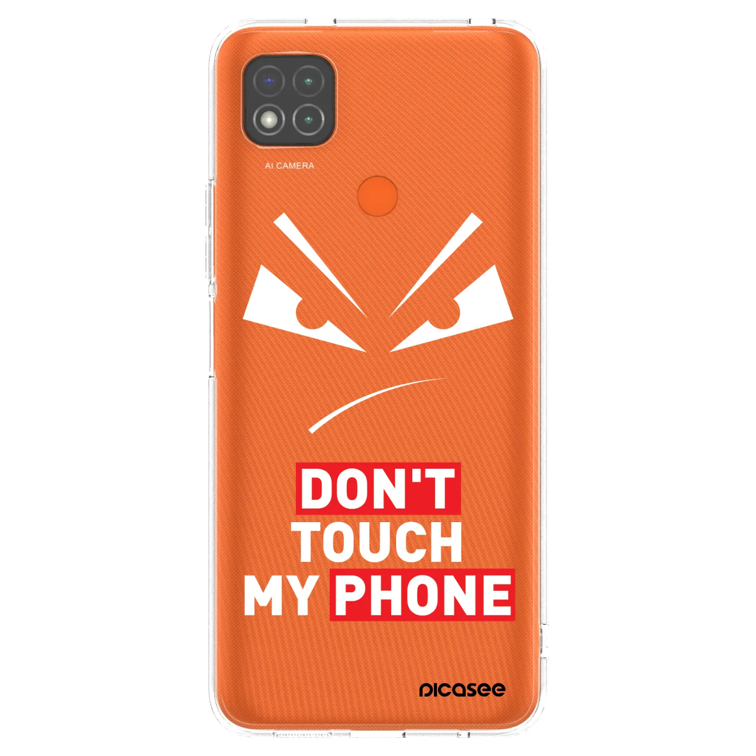 Picasee silikónový prehľadný obal pre Xiaomi Redmi 9C - Evil Eye - Transparent