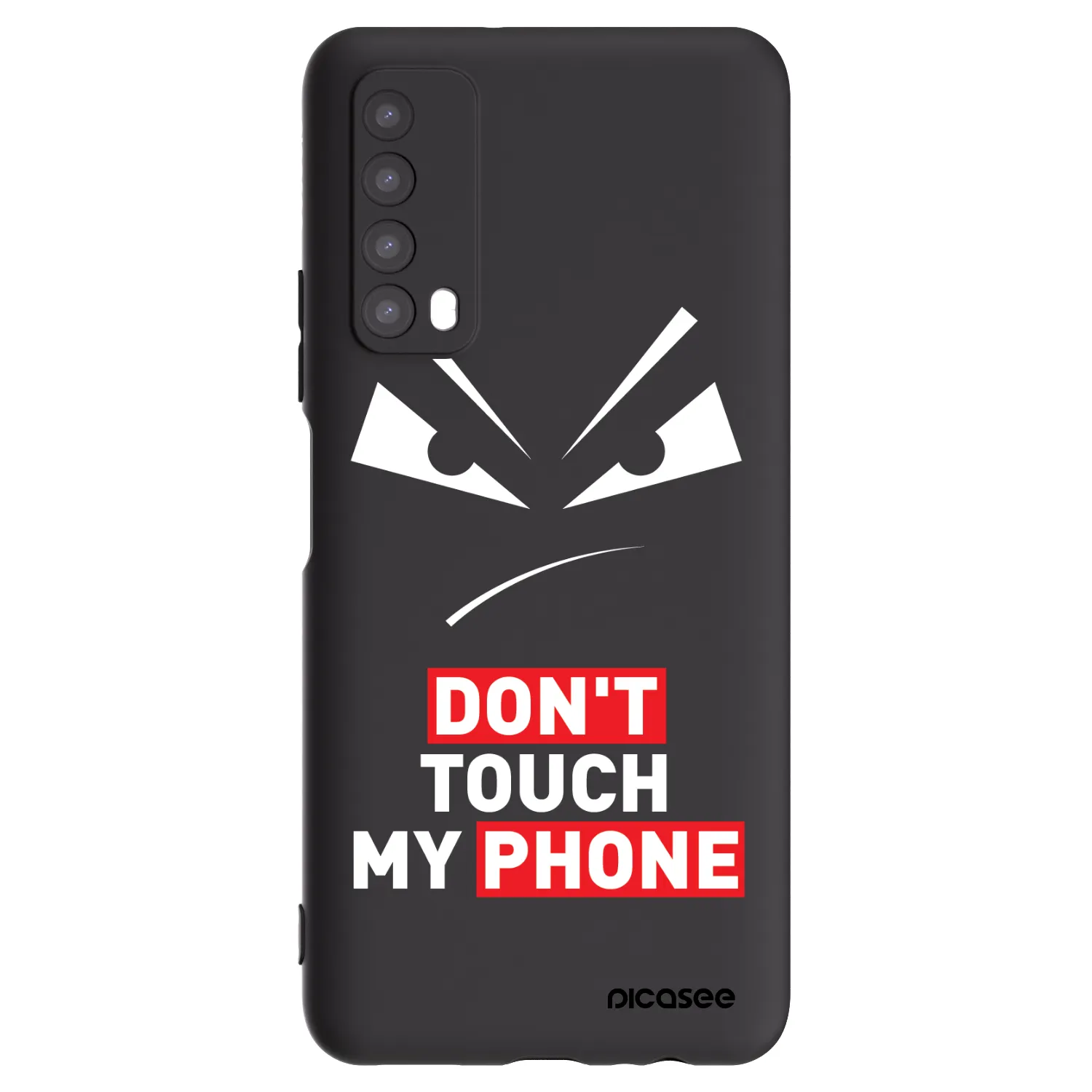 Picasee silikónový čierny obal pre Huawei P Smart 2021 - Evil Eye - Transparent