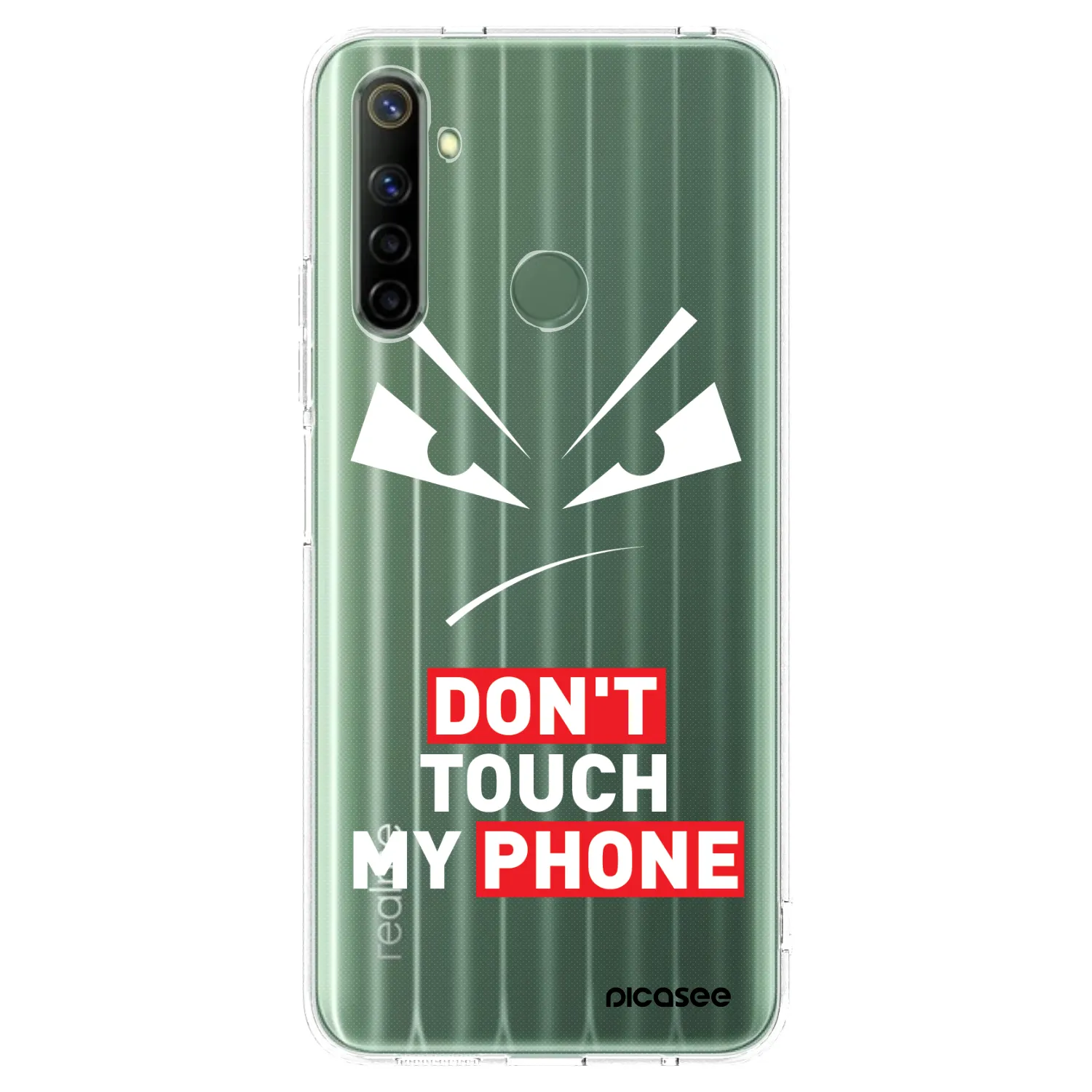 Picasee silikónový prehľadný obal pre Realme 6i - Evil Eye - Transparent