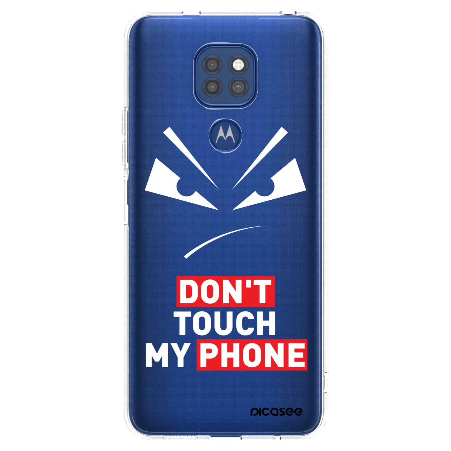 Picasee silikónový prehľadný obal pre Motorola Moto G9 Play - Evil Eye - Transparent