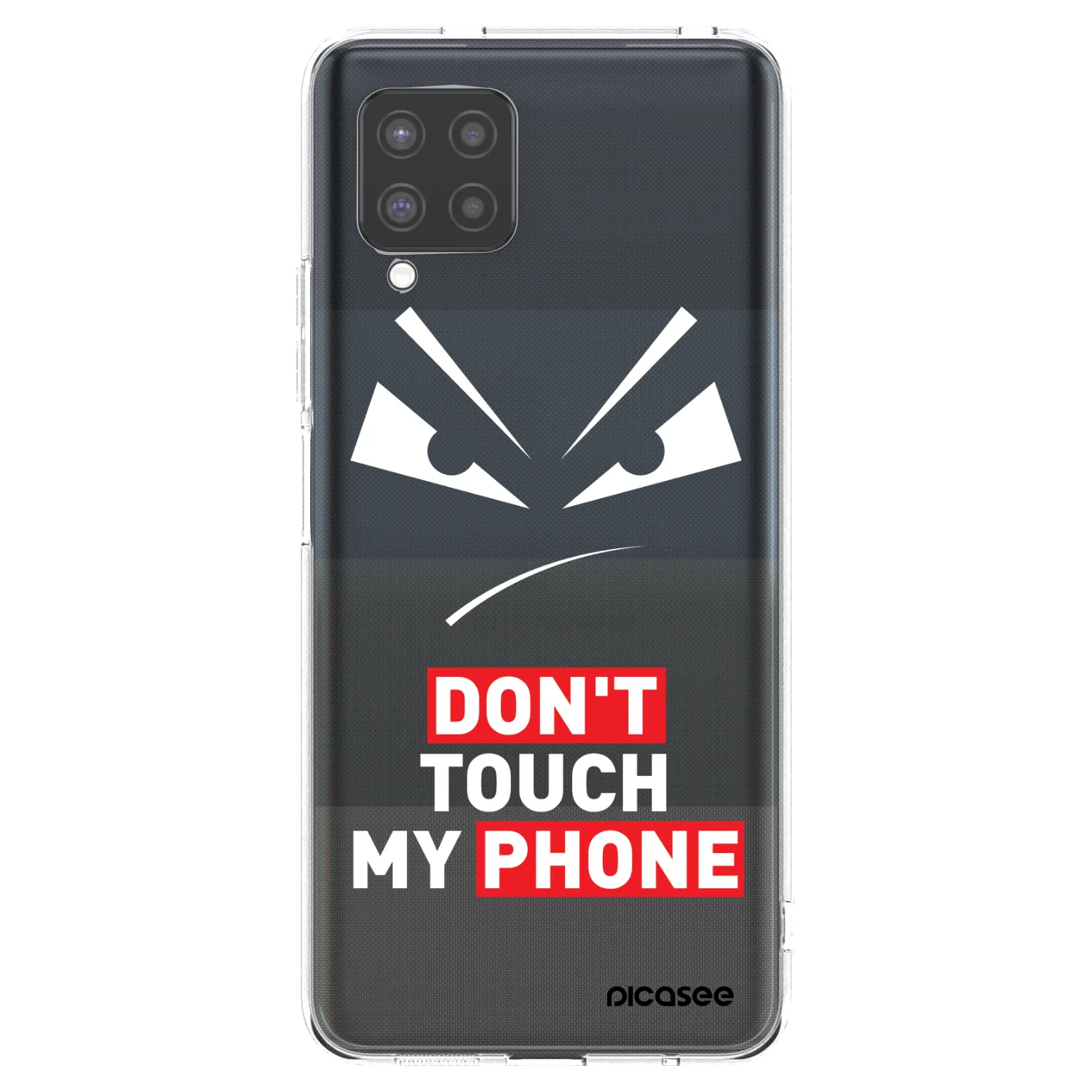 Picasee silikónový prehľadný obal pre Samsung Galaxy A42 A426B - Evil Eye - Transparent