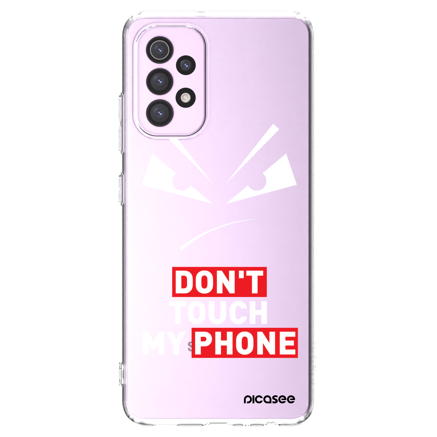 Picasee silikónový prehľadný obal pre Samsung Galaxy A32 5G A326B - Evil Eye - Transparent