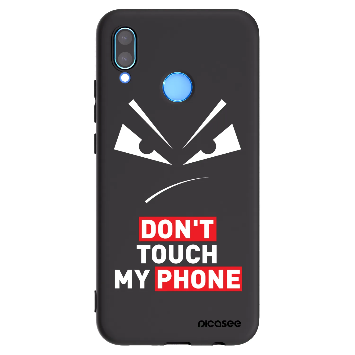 Picasee silikónový čierny obal pre Huawei P20 Lite - Evil Eye - Transparent