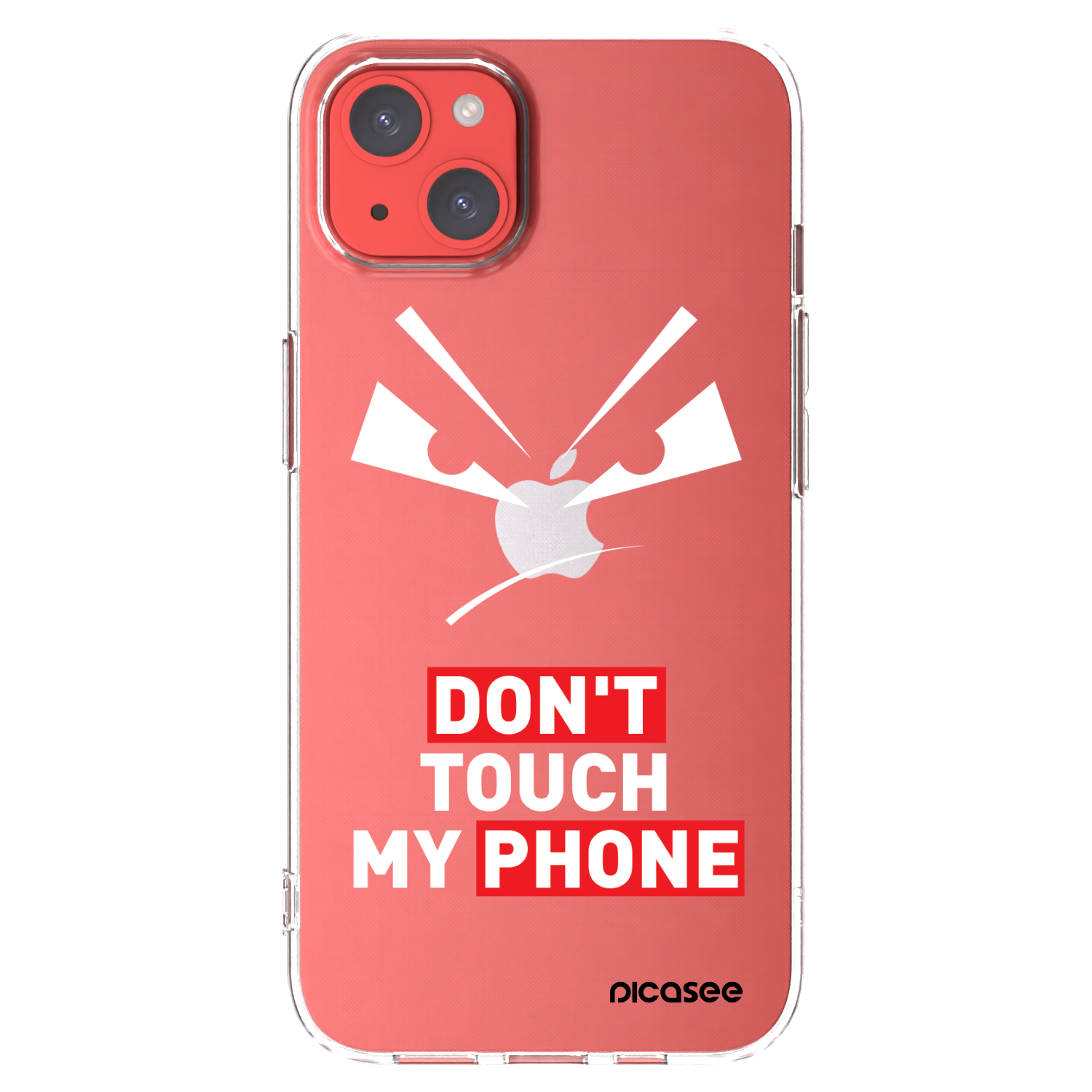 Picasee silikónový prehľadný obal pre Apple iPhone 13 - Evil Eye - Transparent