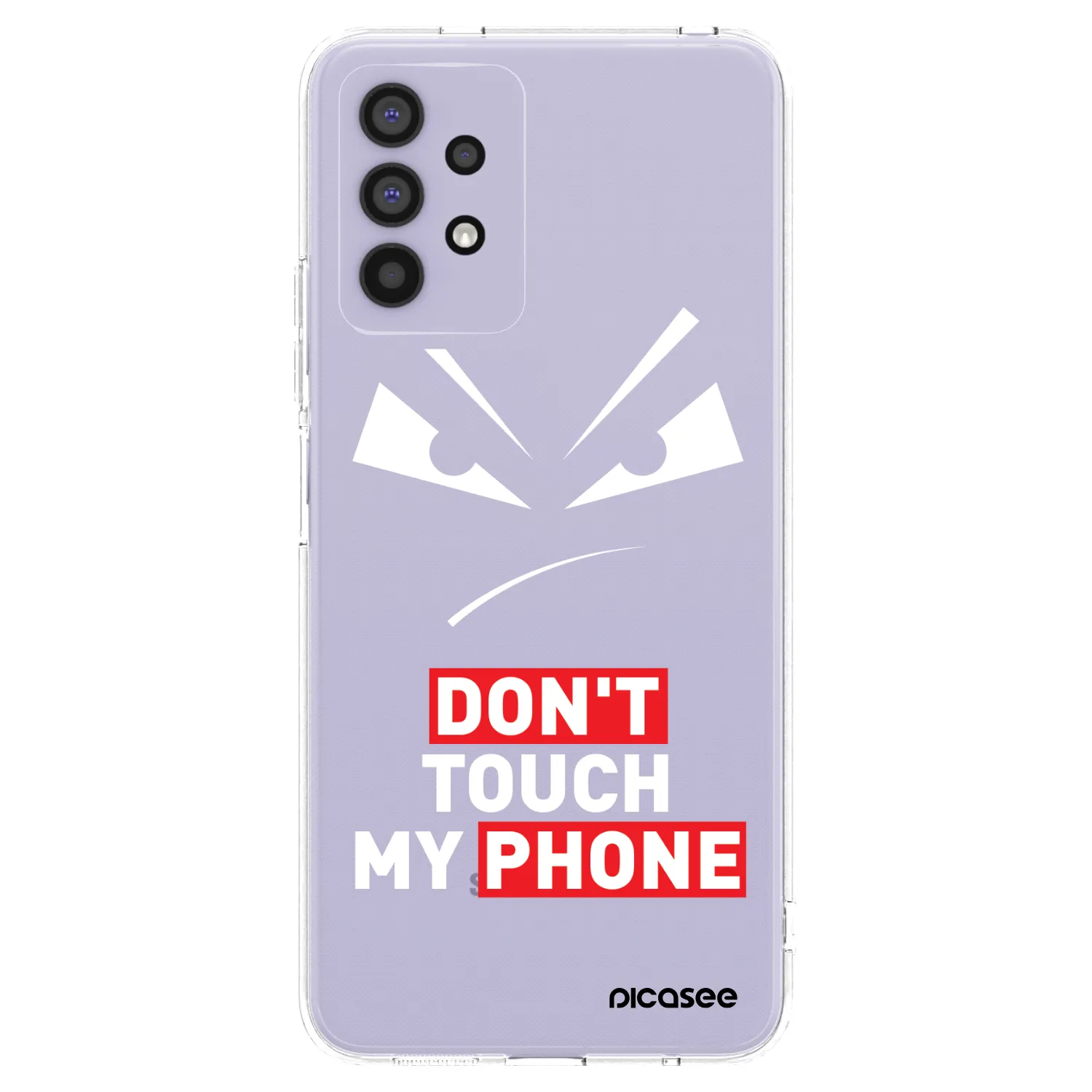 Picasee silikónový prehľadný obal pre Samsung Galaxy A32 4G SM-A325F - Evil Eye - Transparent