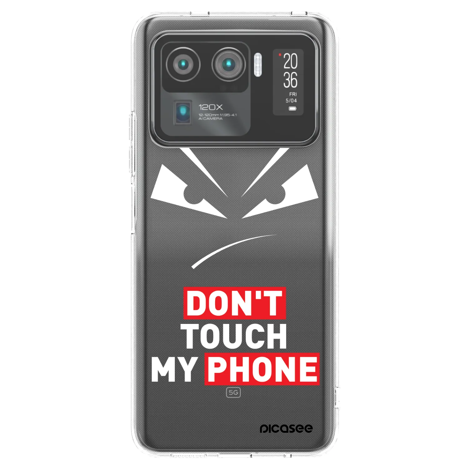 Picasee silikónový prehľadný obal pre Xiaomi Mi 11 Ultra - Evil Eye - Transparent