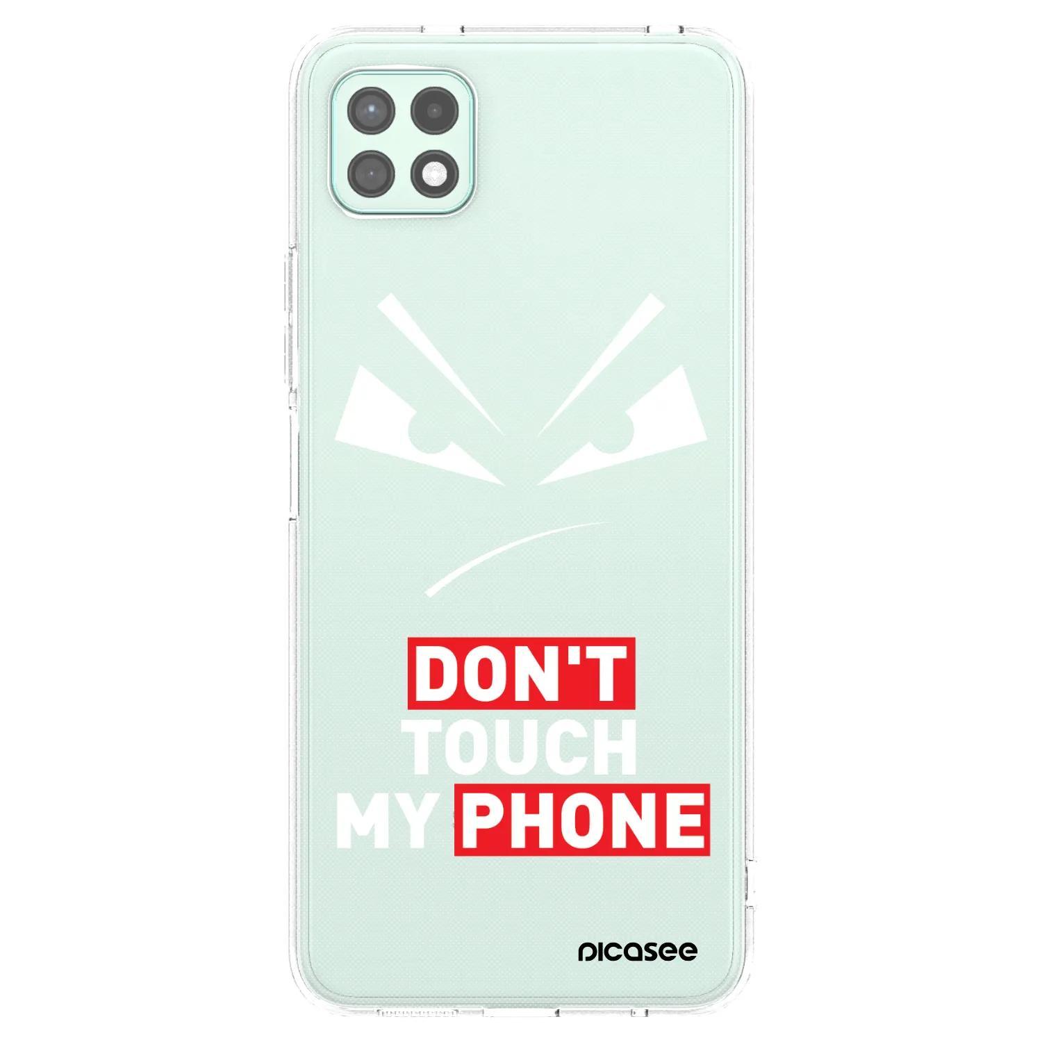 Picasee silikónový prehľadný obal pre Samsung Galaxy A22 A226B 5G - Evil Eye - Transparent
