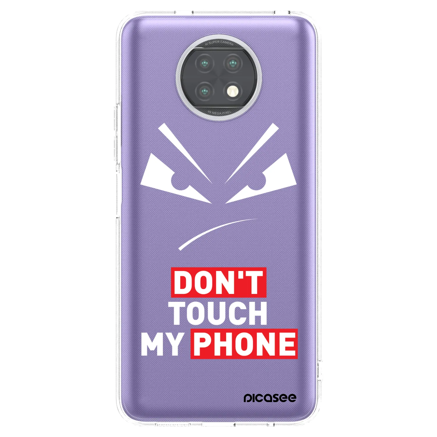 Picasee silikónový prehľadný obal pre Xiaomi Redmi Note 9T - Evil Eye - Transparent