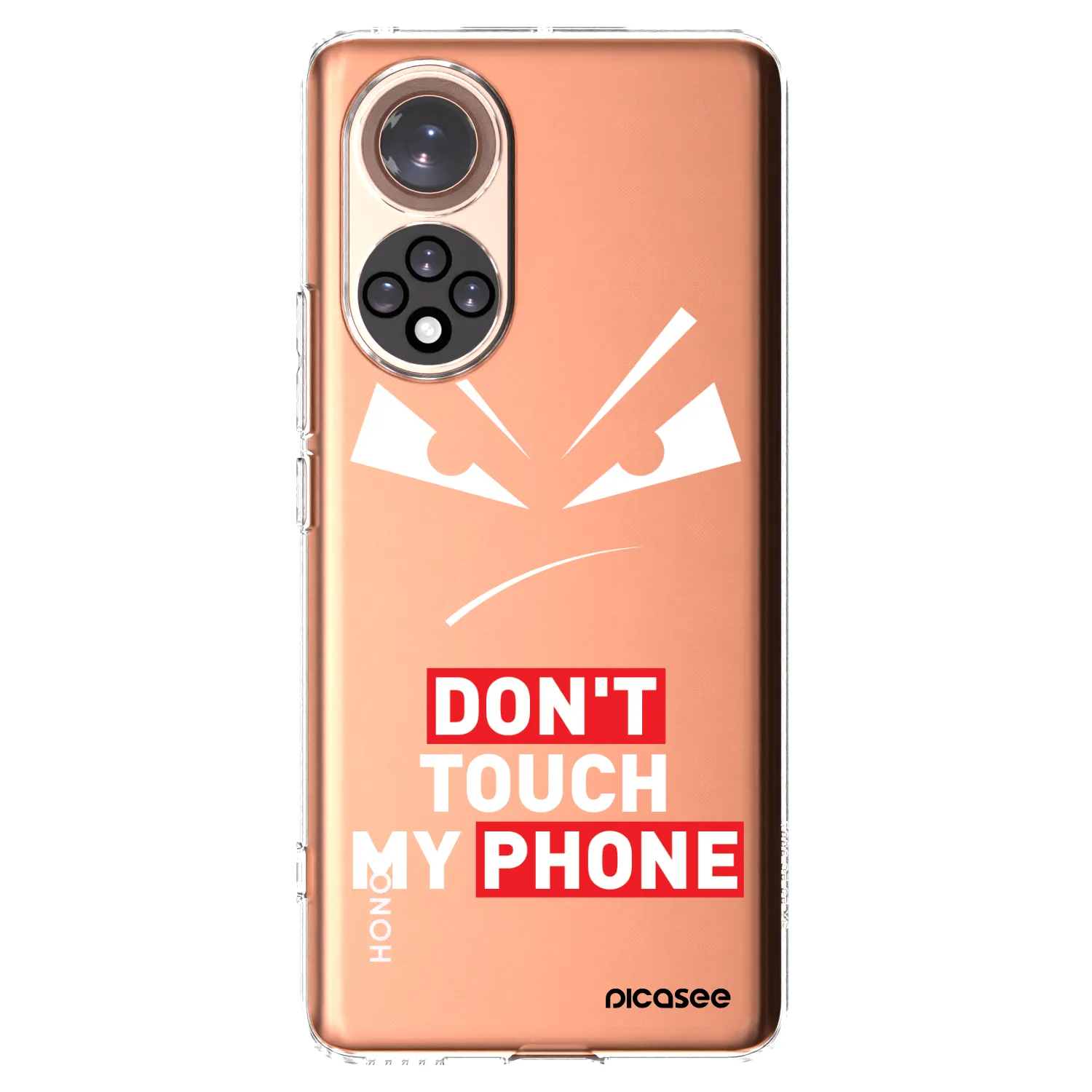 Picasee silikónový prehľadný obal pre Honor 50 5G - Evil Eye - Transparent