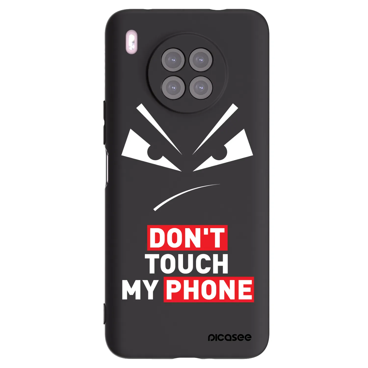 Picasee silikónový čierny obal pre Huawei Nova 8i - Evil Eye - Transparent