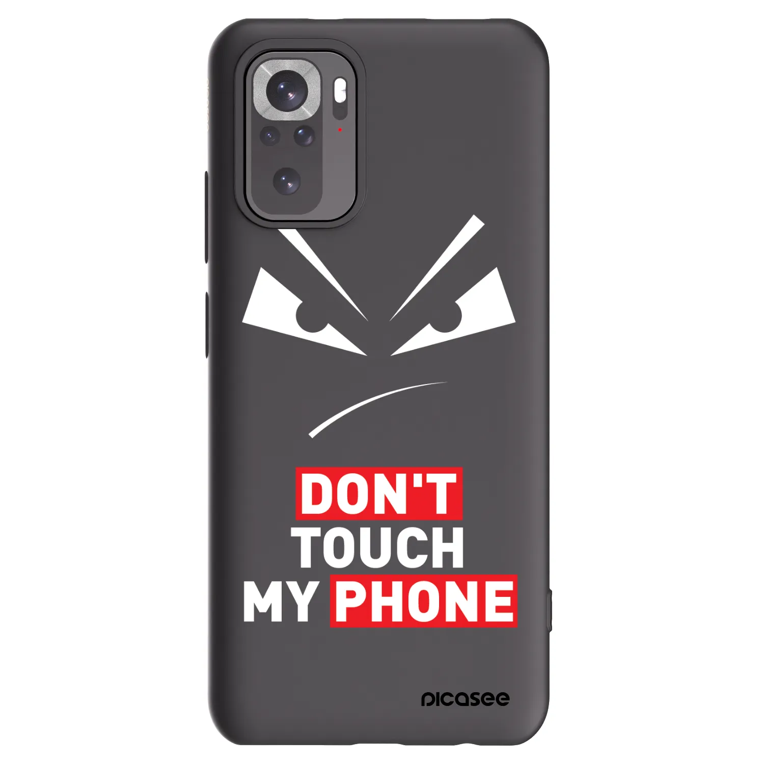 Picasee silikónový čierny obal pre Xiaomi Redmi Note 11S 4G - Evil Eye - Transparent