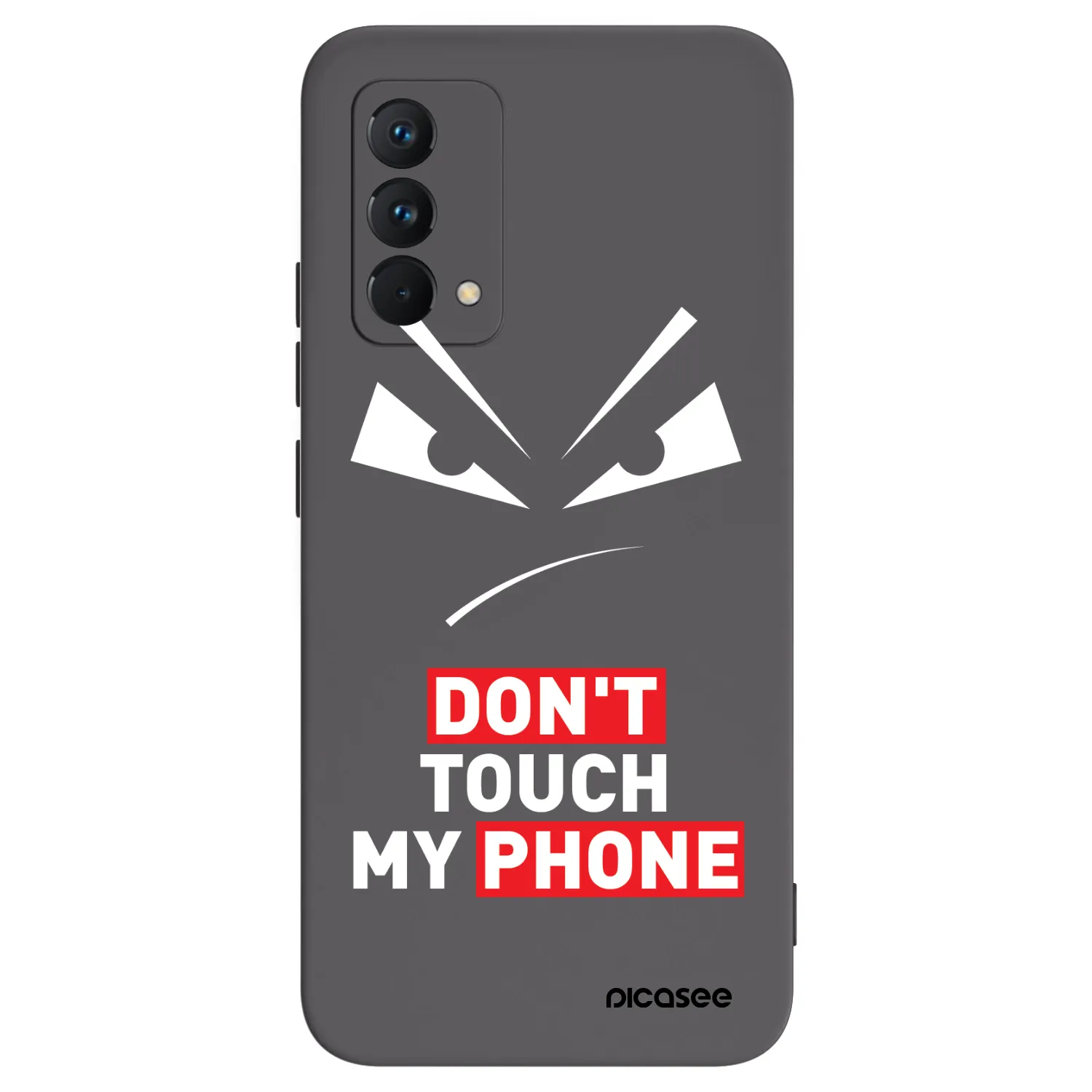 Picasee silikónový čierny obal pre Realme GT Master Edition 5G - Evil Eye - Transparent