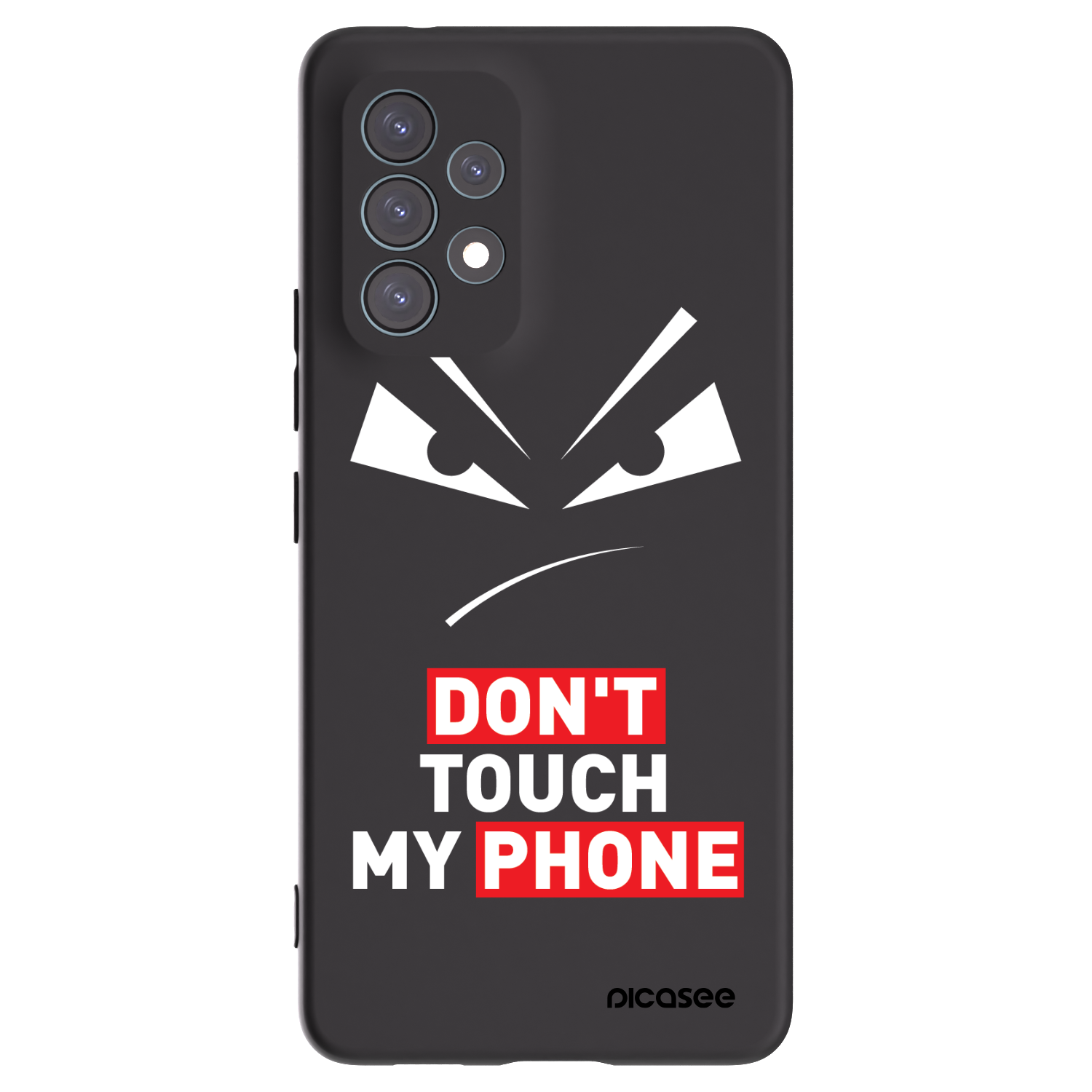 Picasee silikónový čierny obal pre Samsung Galaxy A53 5G A536 - Evil Eye - Transparent