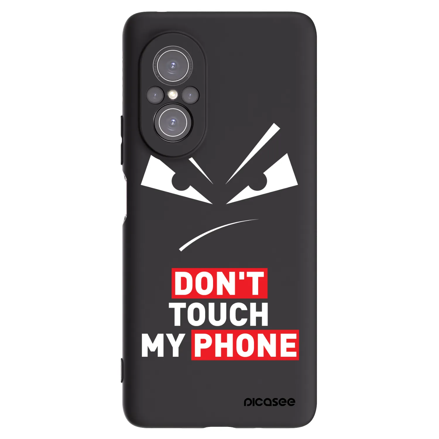 Picasee silikónový čierny obal pre Huawei Nova 9 SE - Evil Eye - Transparent