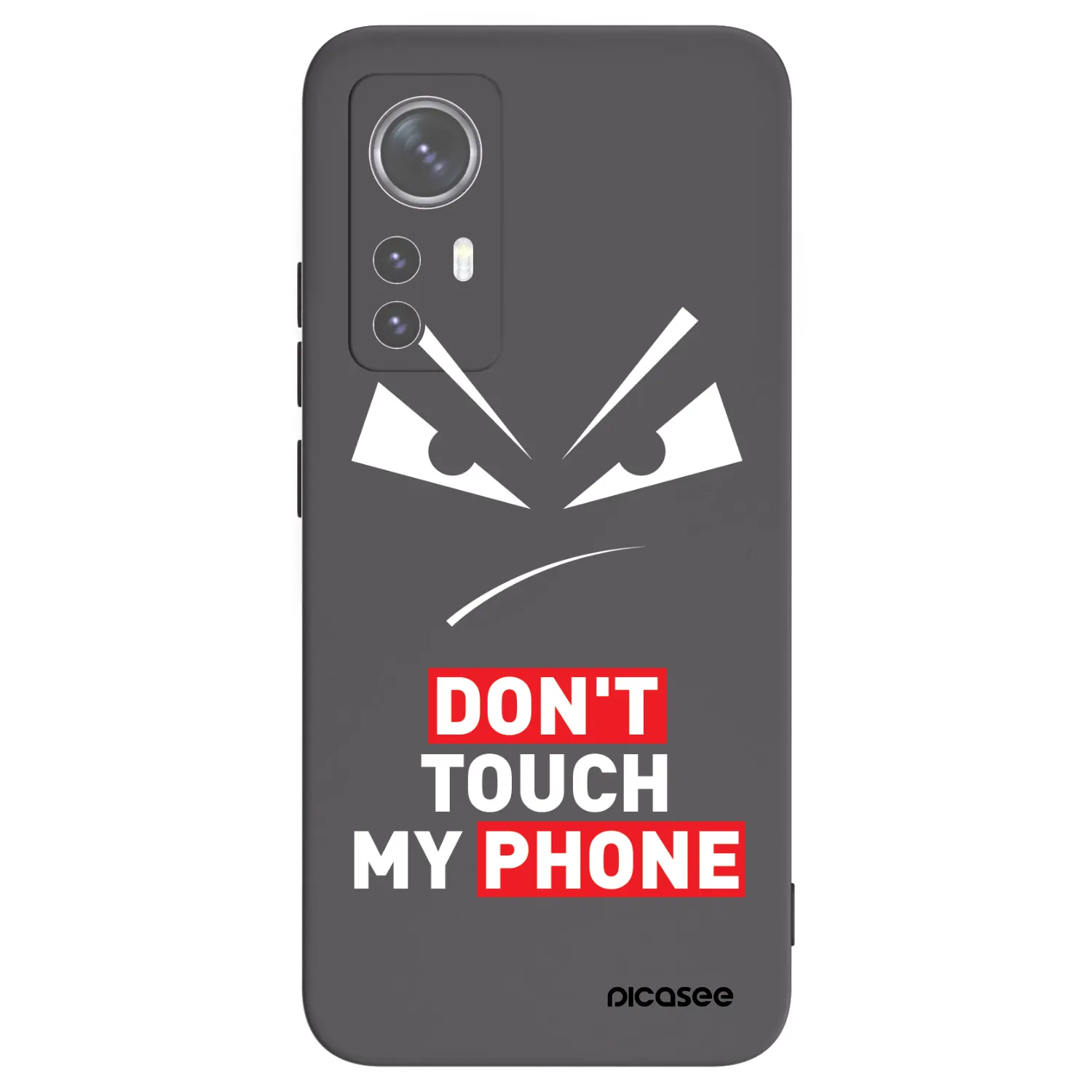 Picasee silikónový čierny obal pre Xiaomi 12 - Evil Eye - Transparent