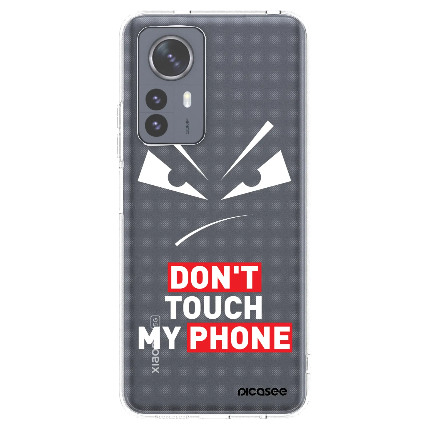 Picasee silikónový prehľadný obal pre Xiaomi 12 Pro - Evil Eye - Transparent