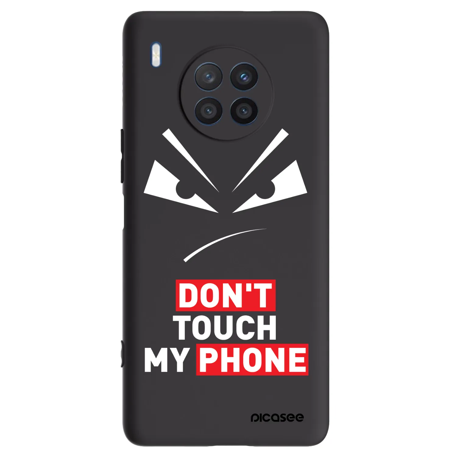 Picasee silikónový čierny obal pre Honor 50 Lite - Evil Eye - Transparent