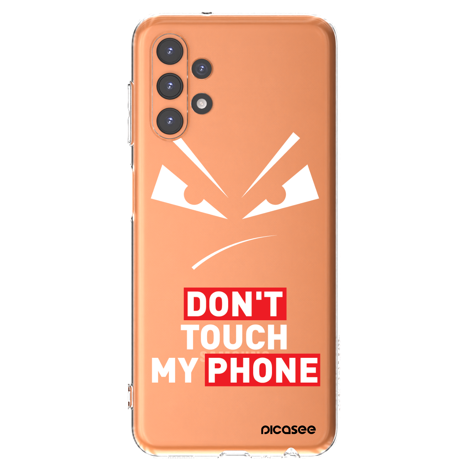 Picasee silikónový prehľadný obal pre Samsung Galaxy A13 4G A135 - Evil Eye - Transparent