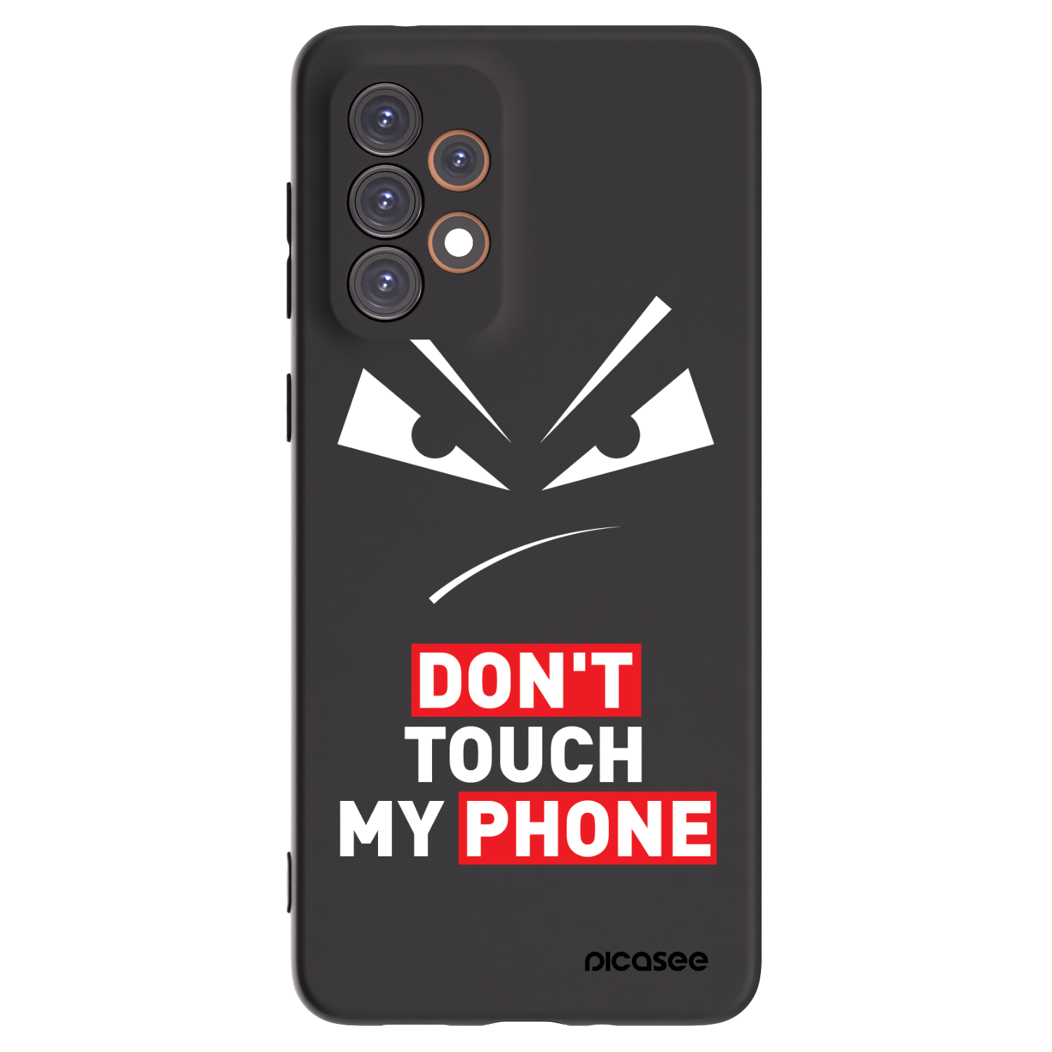 Picasee silikónový čierny obal pre Samsung Galaxy A33 5G A336 - Evil Eye - Transparent