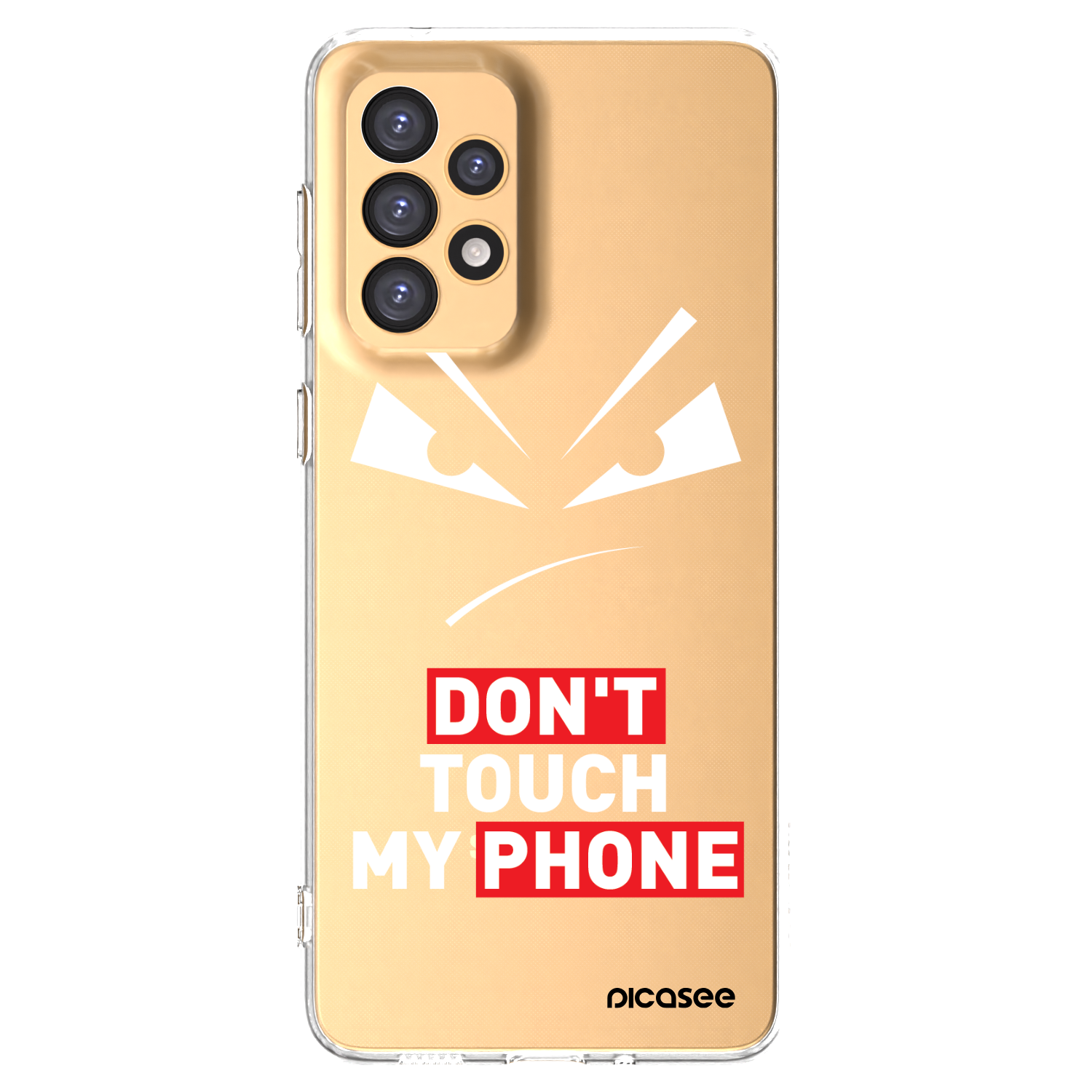 Picasee silikónový prehľadný obal pre Samsung Galaxy A33 5G A336 - Evil Eye - Transparent