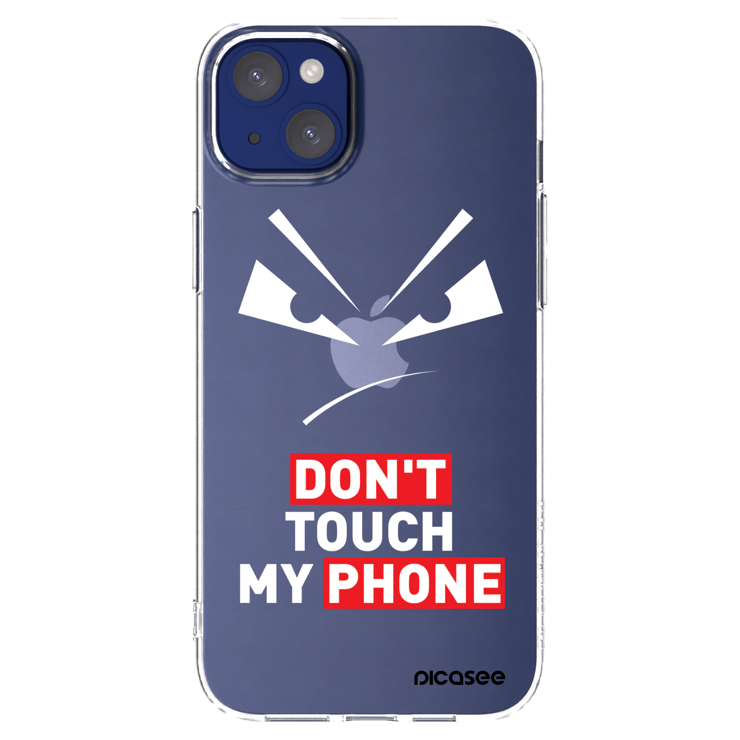 Picasee silikónový prehľadný obal pre Apple iPhone 14 Plus - Evil Eye - Transparent
