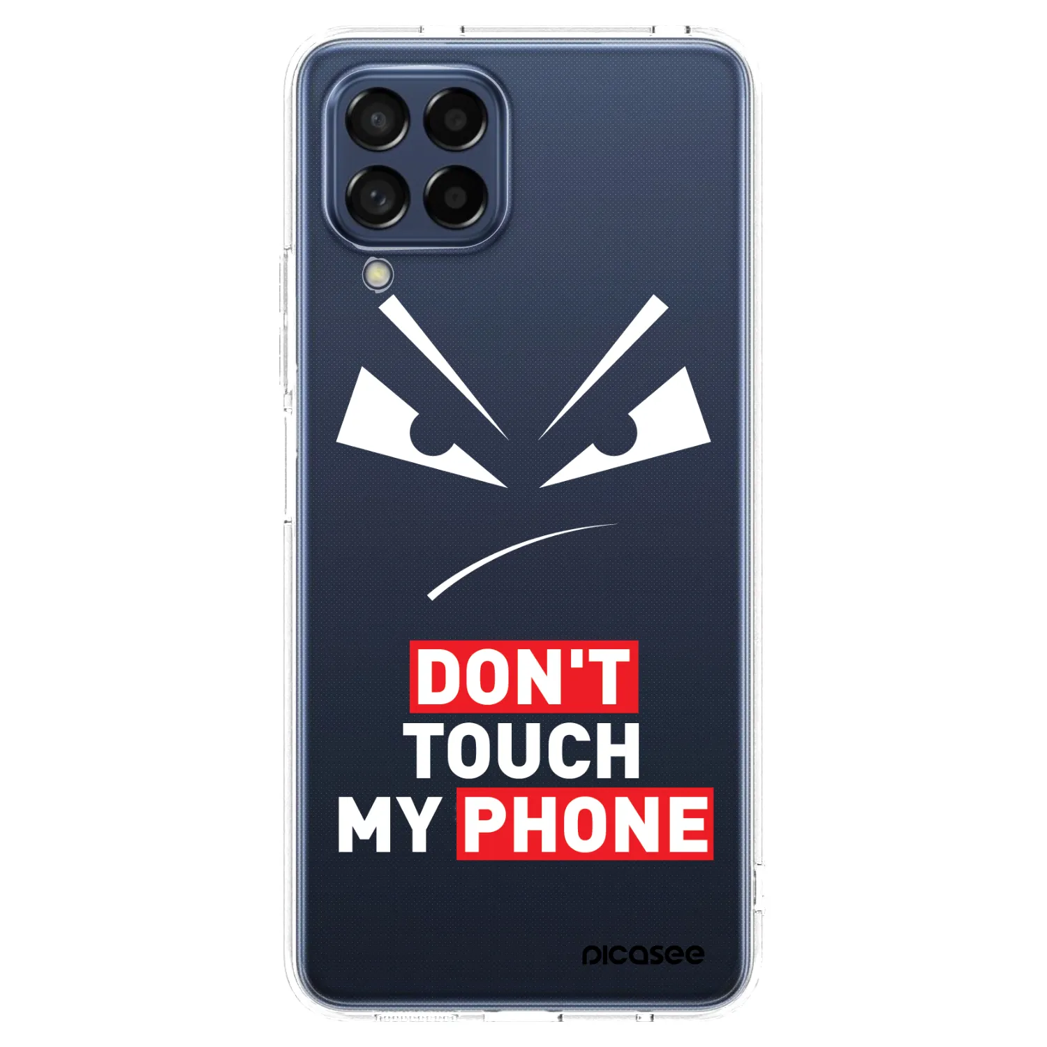 Picasee silikónový prehľadný obal pre Samsung Galaxy M53 5G - Evil Eye - Transparent