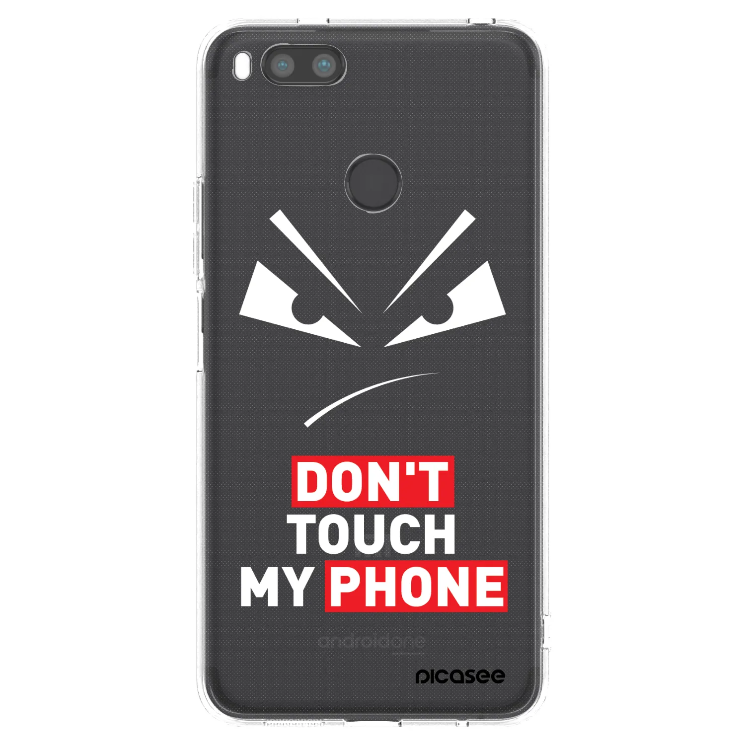 Picasee silikónový prehľadný obal pre Xiaomi Redmi A1 - Evil Eye - Transparent