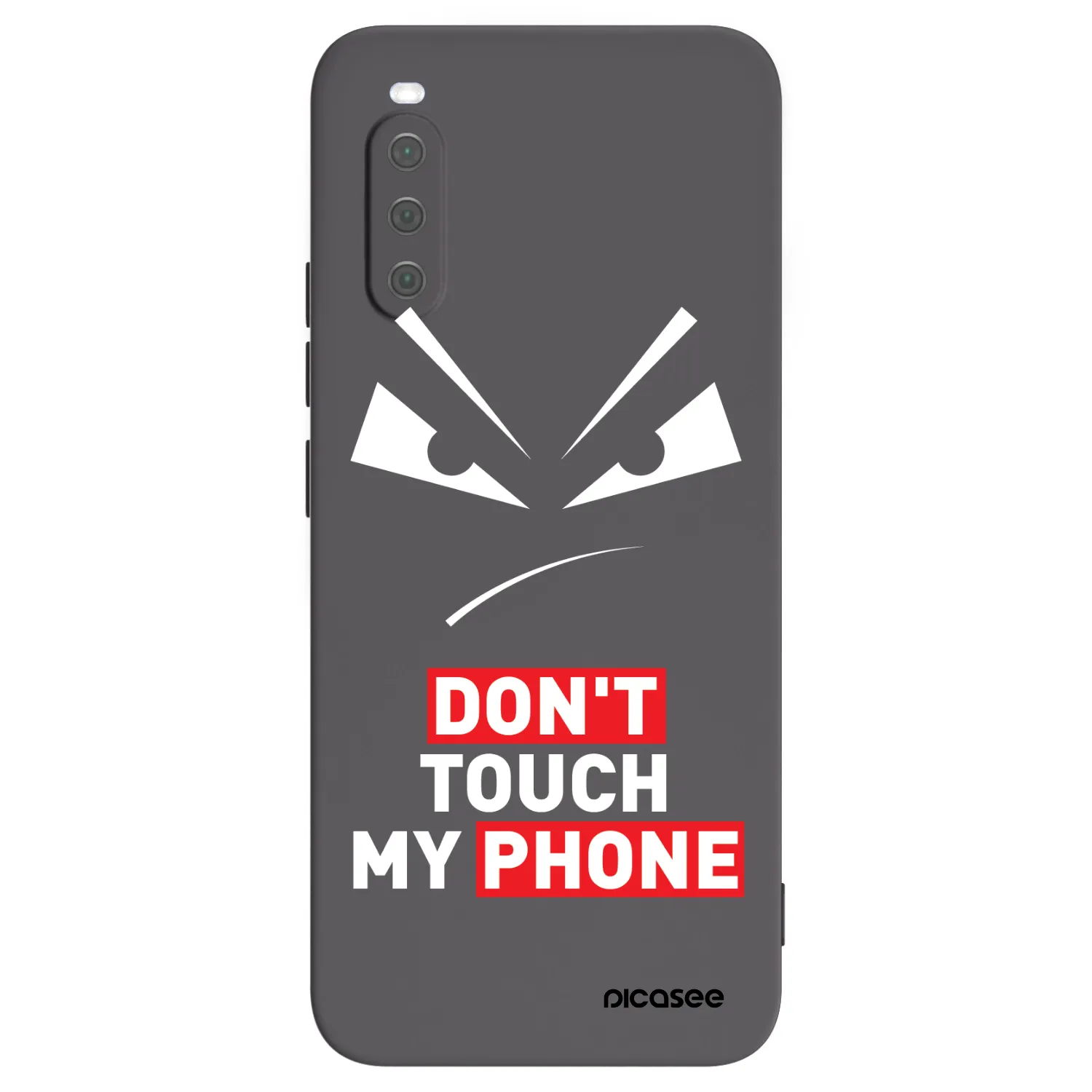 Picasee silikónový čierny obal pre Sony Xperia 10 III - Evil Eye - Transparent