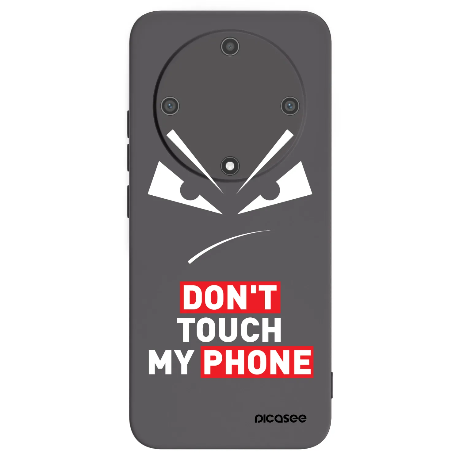 Picasee silikónový čierny obal pre Honor Magic5 Lite 5G - Evil Eye - Transparent
