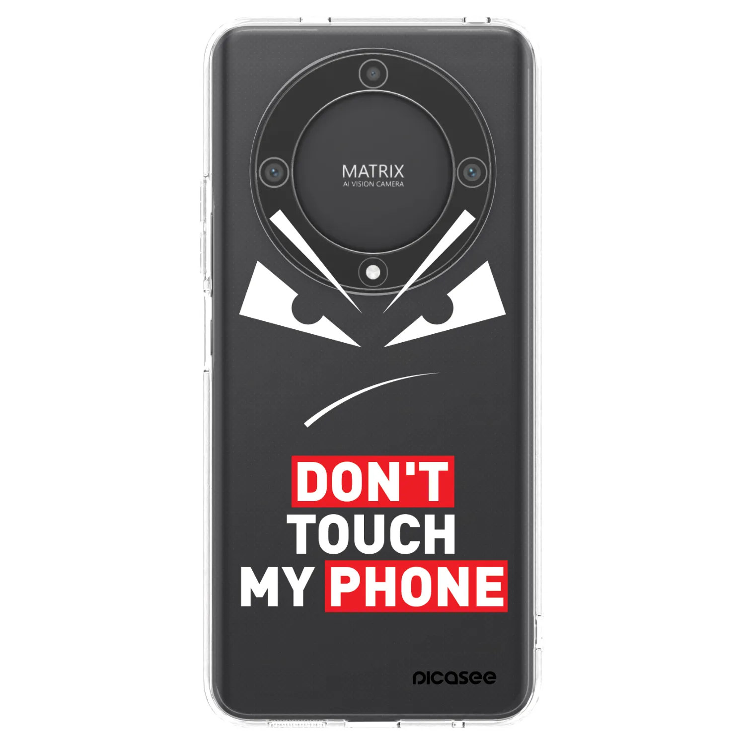 Picasee silikónový prehľadný obal pre Honor Magic5 Lite 5G - Evil Eye - Transparent