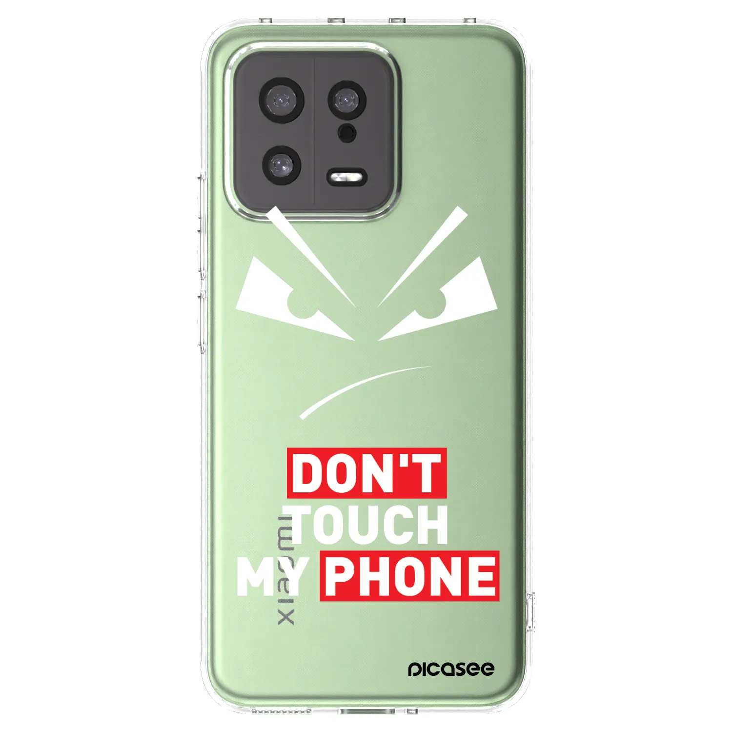 Silikónový prehľadný obal pre Xiaomi 13 - Evil Eye - Transparent