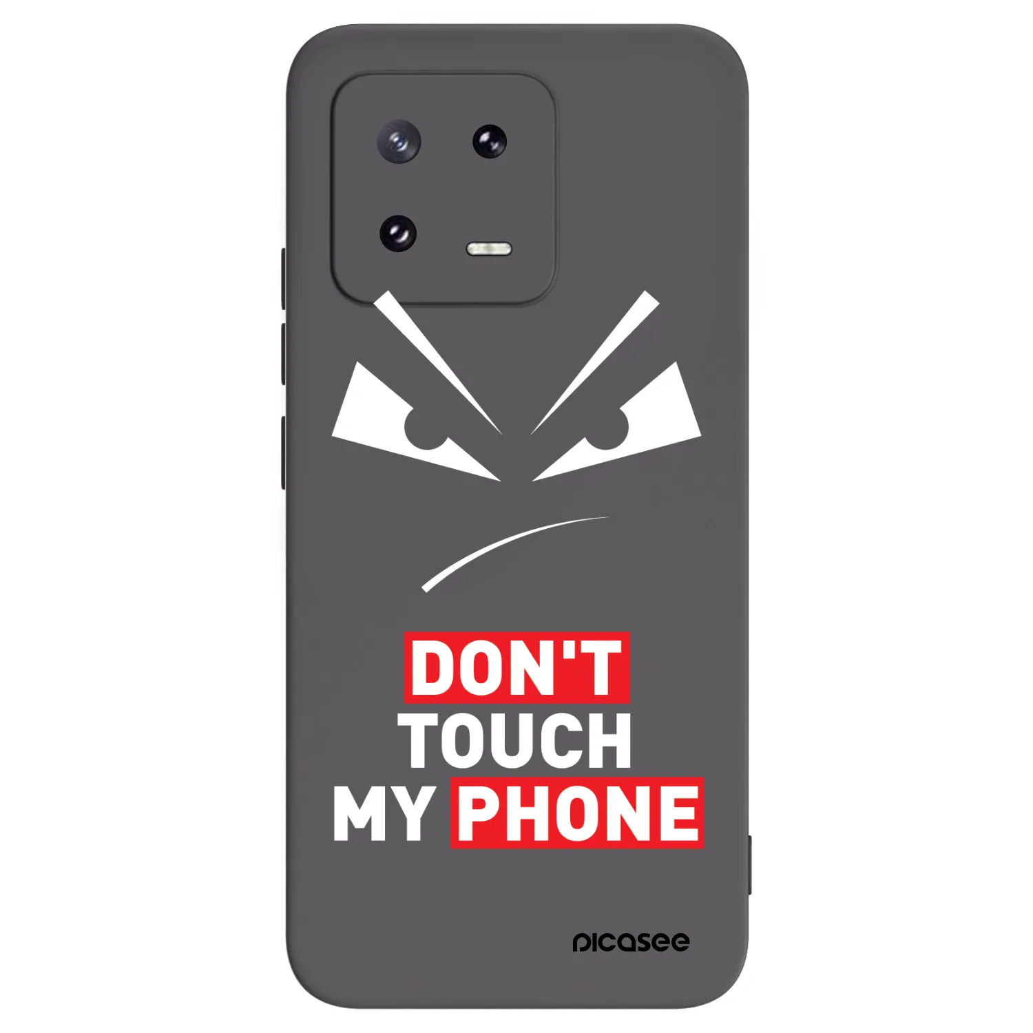 Picasee silikónový čierny obal pre Xiaomi 13 Pro - Evil Eye - Transparent