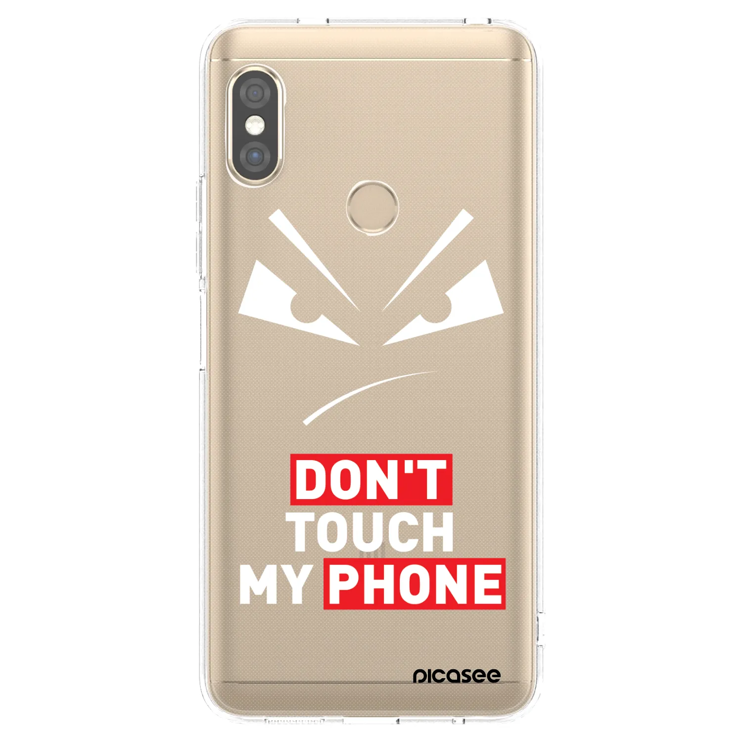 Picasee silikónový prehľadný obal pre Xiaomi Redmi Note 5 Global - Evil Eye - Transparent