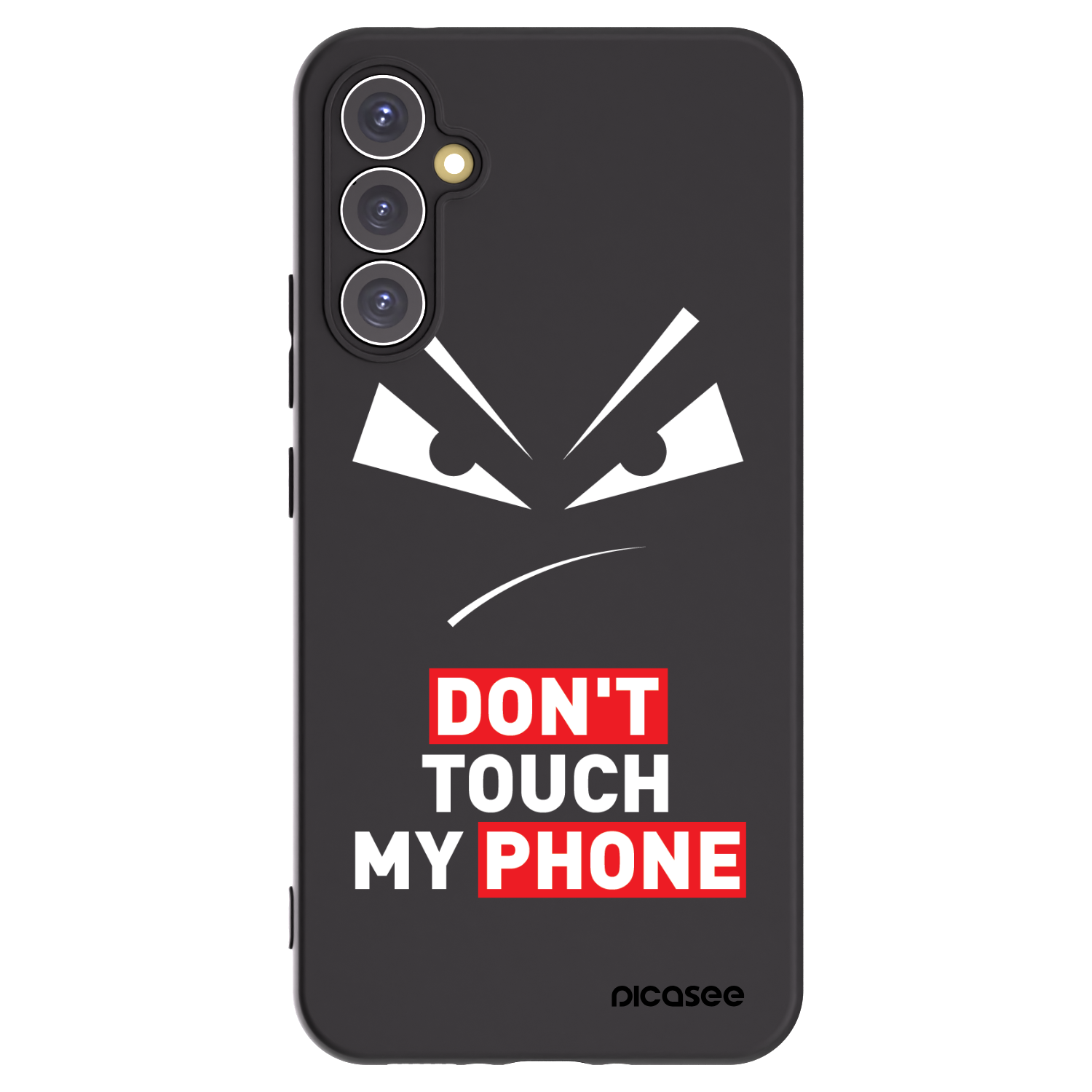 Picasee silikónový čierny obal pre Samsung Galaxy A34 5G A346B - Evil Eye - Transparent