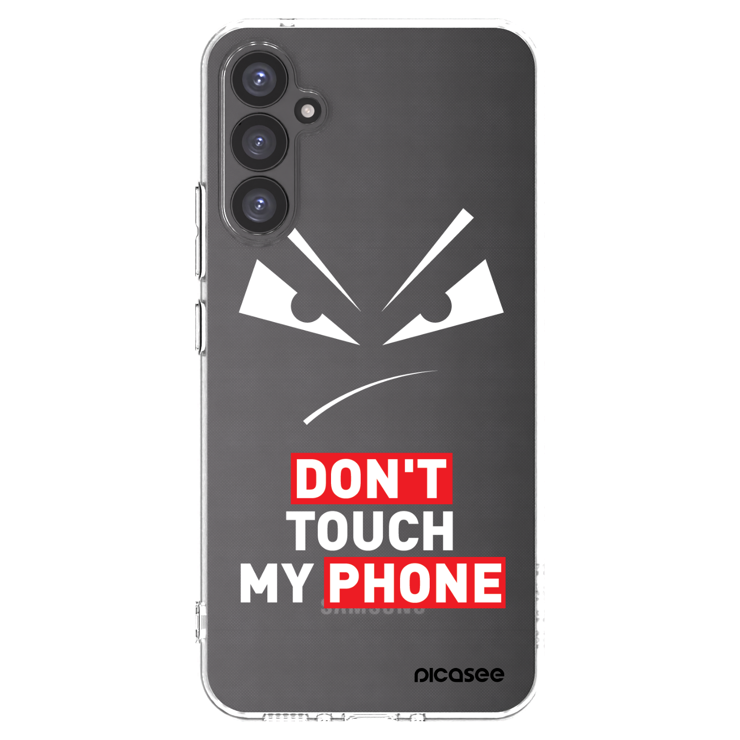 Picasee silikónový prehľadný obal pre Samsung Galaxy A34 5G A346B - Evil Eye - Transparent