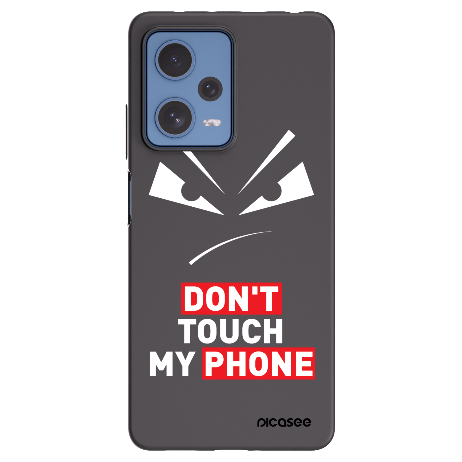 Picasee silikónový čierny obal pre Xiaomi Redmi Note 12 Pro 5G - Evil Eye - Transparent