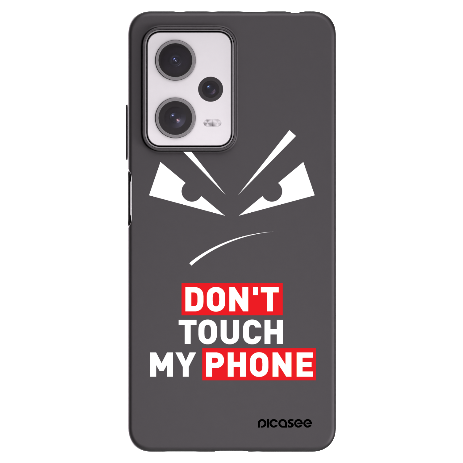 Picasee silikónový čierny obal pre Xiaomi Redmi Note 12 Pro+ 5G - Evil Eye - Transparent