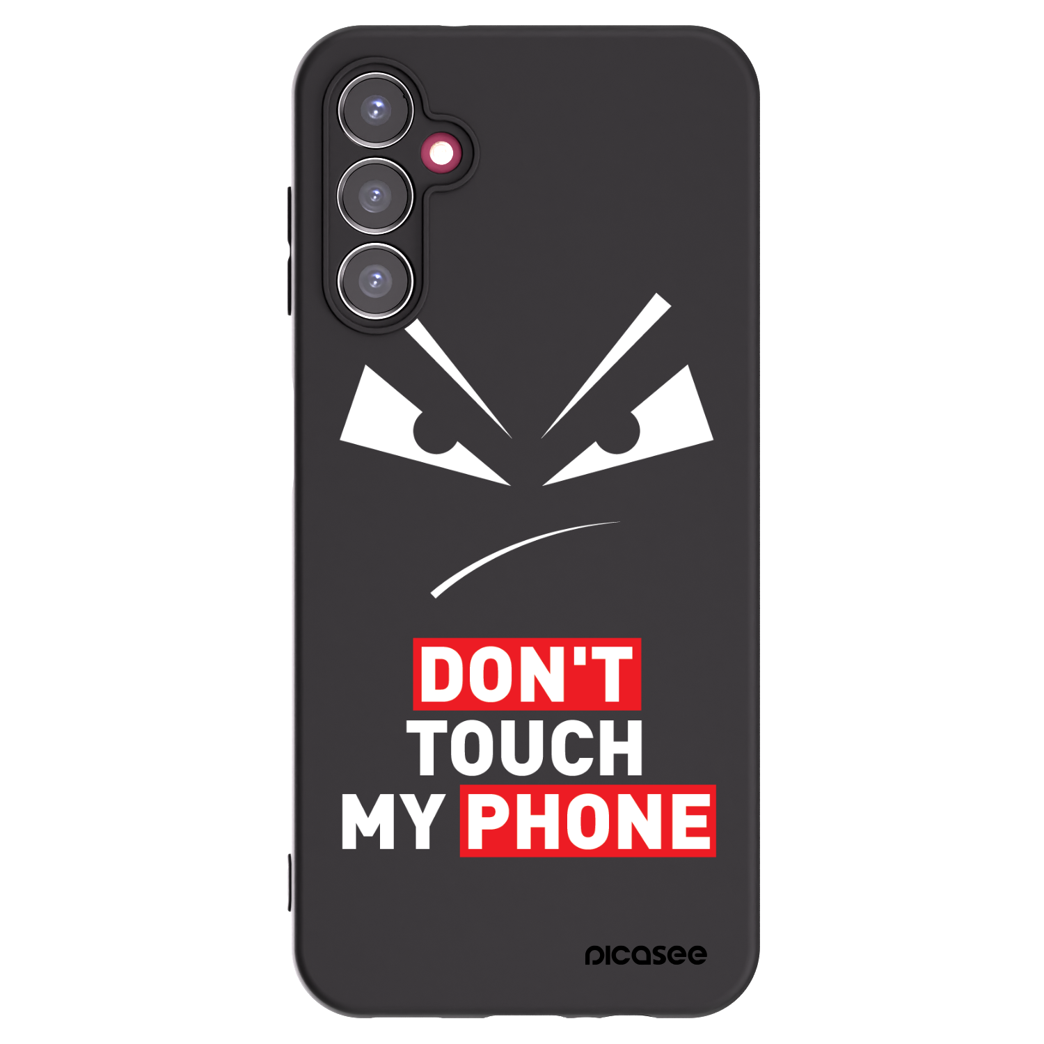 Picasee silikónový čierny obal pre Samsung Galaxy A14 5G A146P - Evil Eye - Transparent