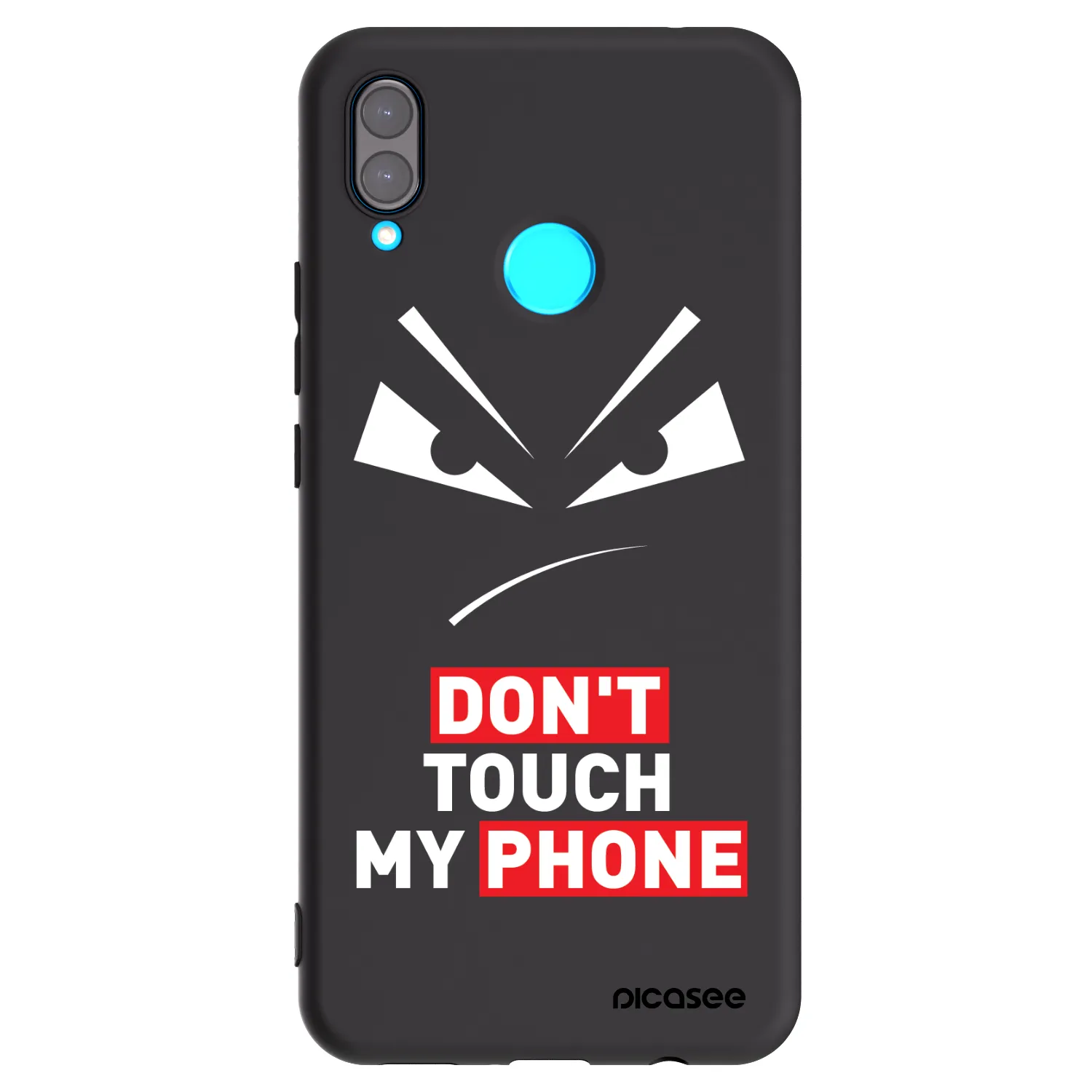 Picasee silikónový čierny obal pre Huawei Nova 3 - Evil Eye - Transparent